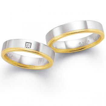 Trauringe Platin von Fischer 45 10151/050