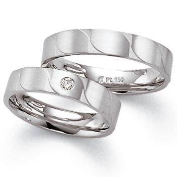 Trauringe Platin von Fischer 4510546/045