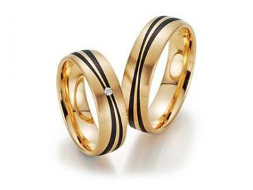 Trauringe Carbon von Fischer 22 01080/060