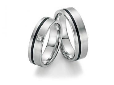 Trauringe Carbon von Fischer 22 01130/060