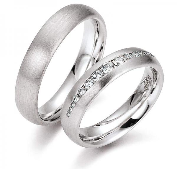 Trauringe Weissgold von Gerstner Trauringe 4/27032/5