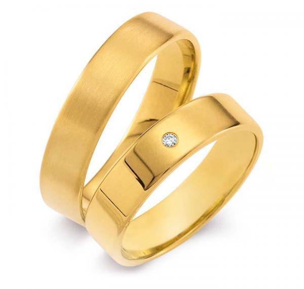 Trauringe Klassisch von Gettmann 1101,50 + 1101,50B