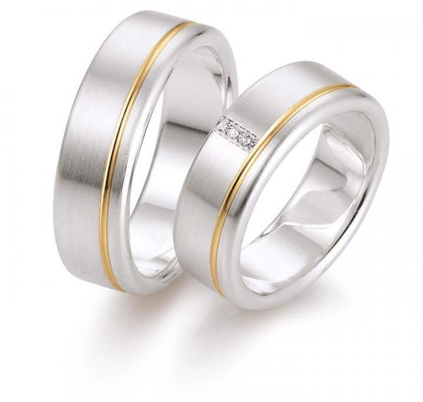 Trauringe Silber von Gettmann 8317,70 + 8317,70b