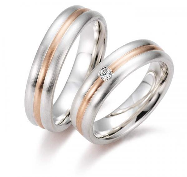 Trauringe Silber von Gettmann 8312,55 + 8312,55b