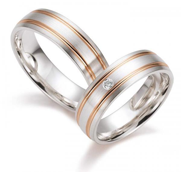 Trauringe Silber von Gettmann 8314,60 + 8314,60b