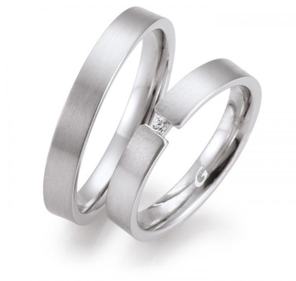 Trauringe Klassisch von Gettmann 8353,35 + 8353,35W