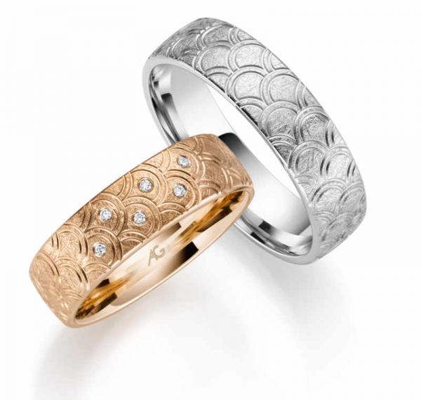 Exclusive Trauringe von Gerstner 4/31125/6 + 31125/6