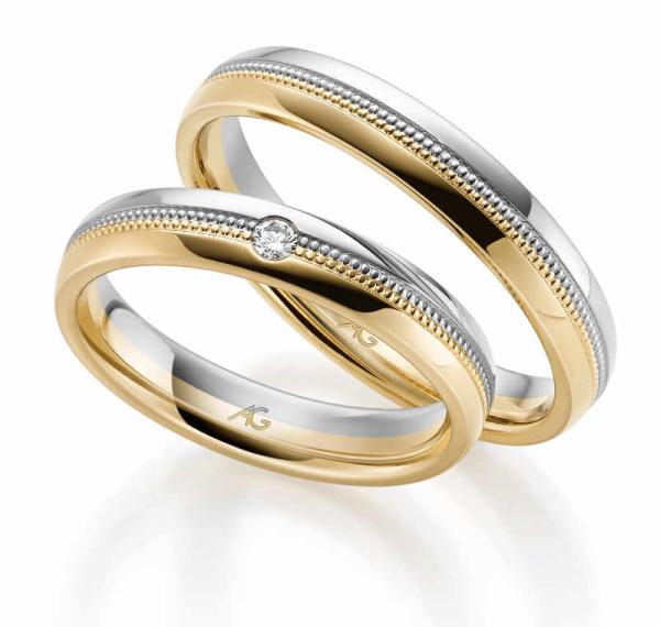 Exclusive Trauringe von Gerstner 28983/4 + 4/28983/4