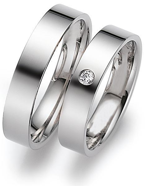 Trauringe Weissgold von Gerstner 4/70284/4.5