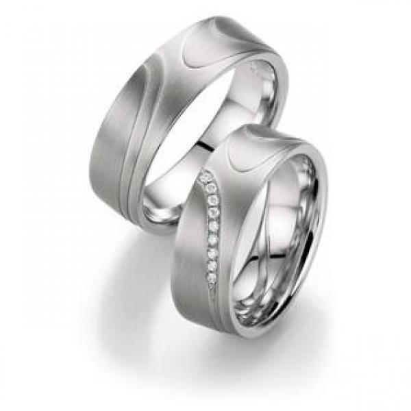 Trauringe Weissgold von Fischer 0607151/070