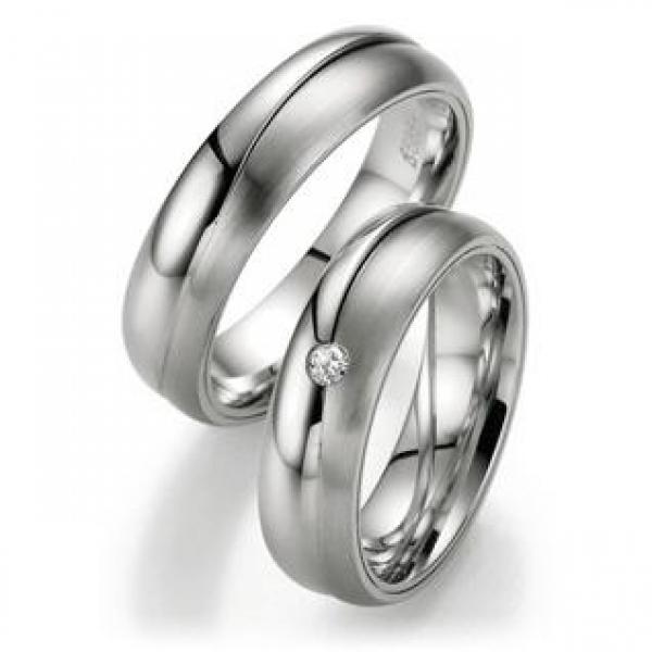 Trauringe Weissgold von Fischer 0607160/060