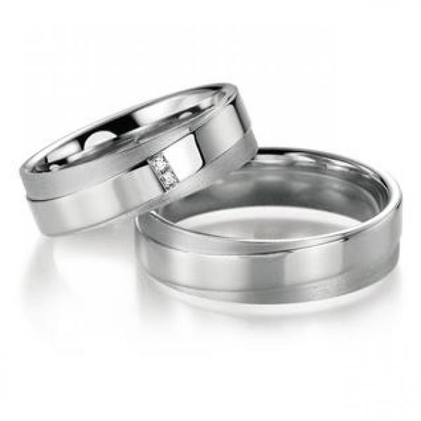 Trauringe Weissgold von Fischer 0607174/060