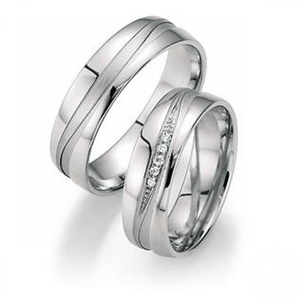 Trauringe Weissgold von Fischer 06 07252/060