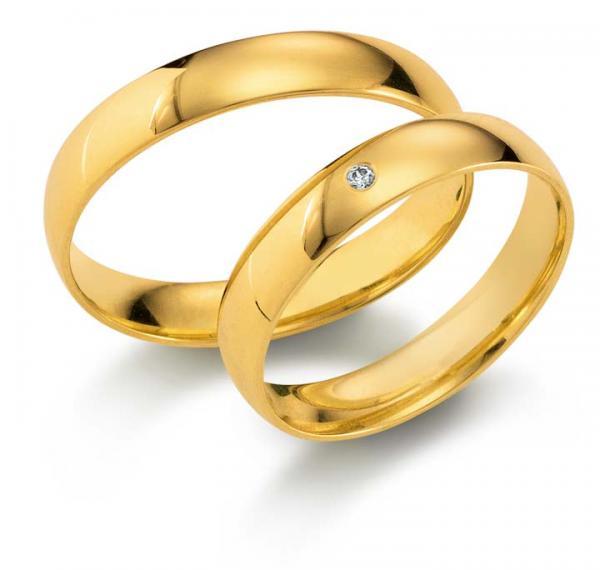 Trauringe Klassisch von Gettmann 1102,40 + 1102,40G