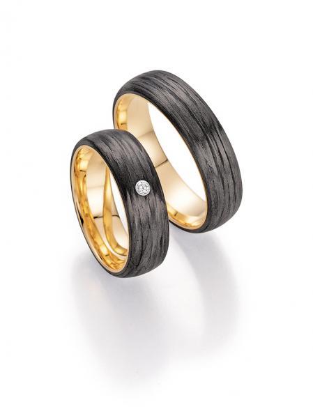 Trauringe Carbon von Fischer 22 01350/060