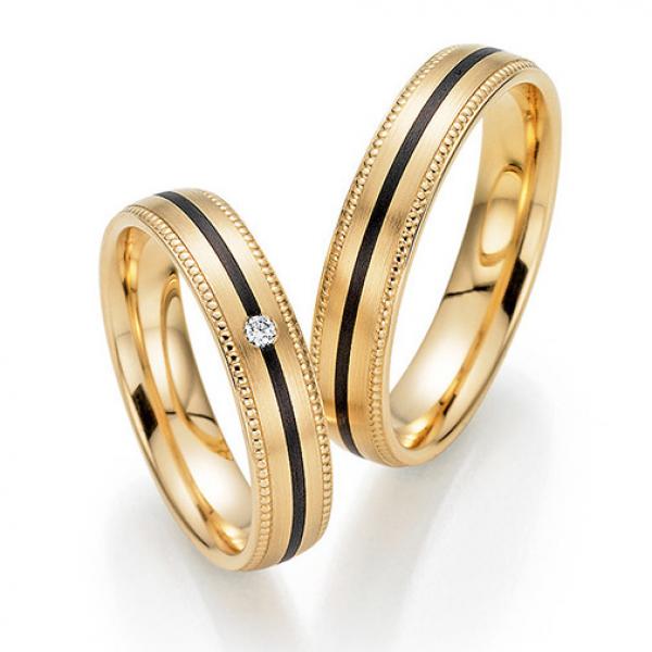 Trauringe Carbon von Fischer 23 1580/045