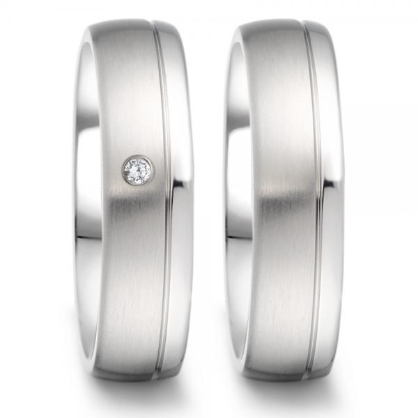Partnerringe Edelstahl von TeNo 069.2512.D58 Partnerringe Edelstahl von TeNo 069.2512.D58
