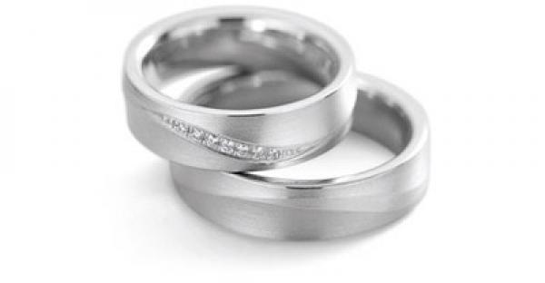 Trauringe Weissgold von Fischer 06 05290/060