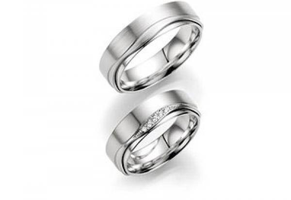 Trauringe Weissgold von Fischer 38 05520-060