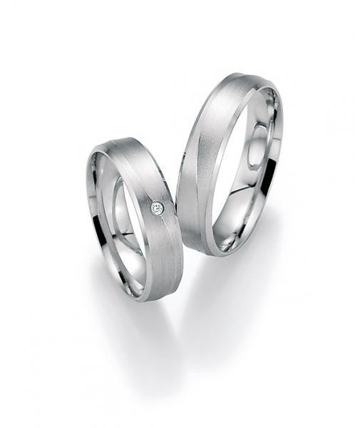 Trauringe Weissgold von Fischer 0607331/050