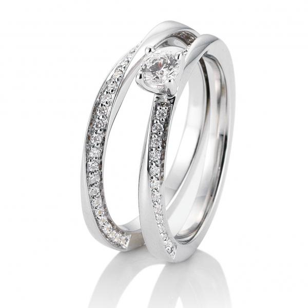 Verlobungsringe Gold von Breuning 41/05742 + 48/05743