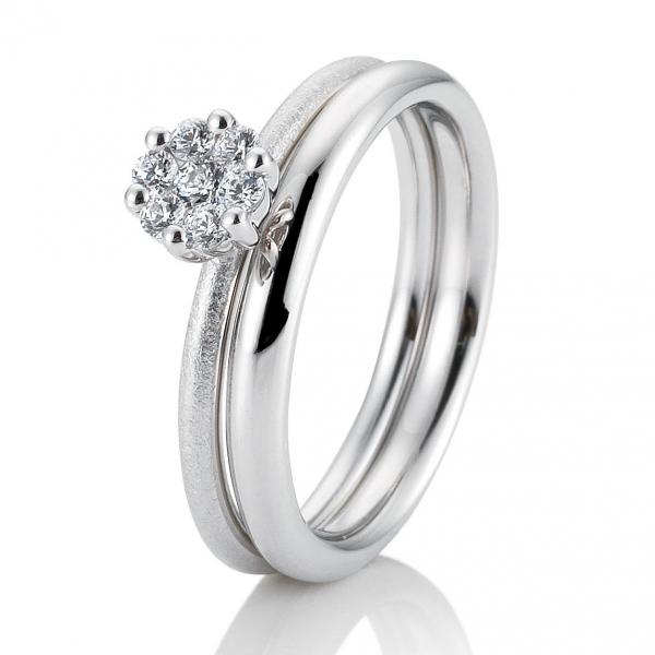 Verlobungsringe Gold von Breuning 41/05746 + 48/50095