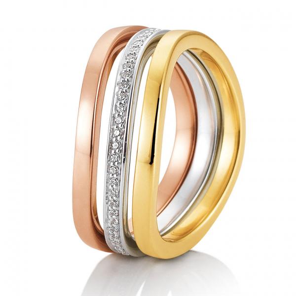 Verlobungsringe Gold von Breuning 41/05771 + 44/01556