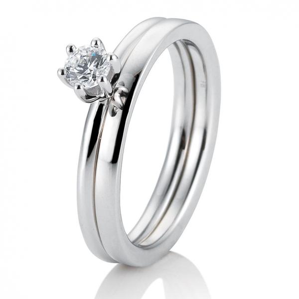 Verlobungsringe Gold von Breuning 41/05776 + 48/50091