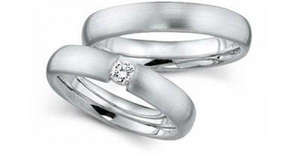Trauringe Platin von Fischer 45 14341/045