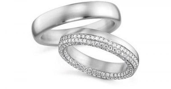 Trauringe Platin von Fischer 45 14751/050