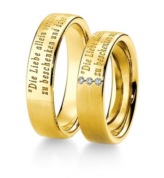 Exclusive Trauringe von Breuning DR 021400 / HR 021410