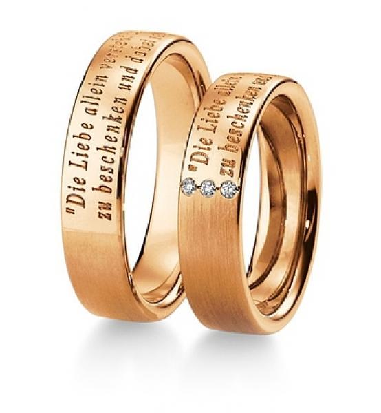 Exclusive Trauringe von Breuning DR 021400 / HR 021410