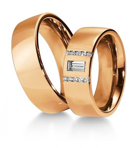 Exclusive Trauringe von Breuning 48 031400 / 48 031410