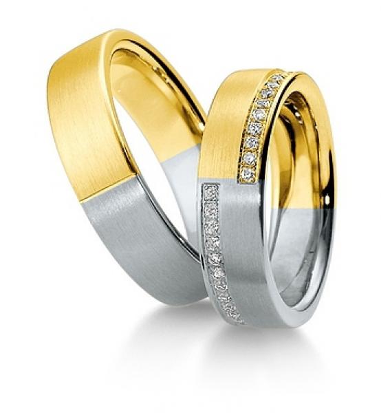 Exclusive Trauringe von Breuning 48 032100 / 48 032110