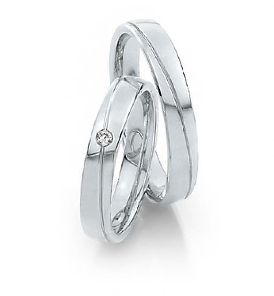 Trauringe Weissgold von Saint Maurice DR 811940 / HR 811950