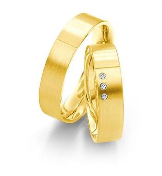 Trauringe Weiss-Gelbgold von Saint Maurice DR 812100 / HR 812110