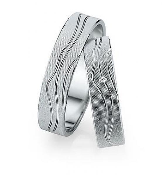 Trauringe Weissgold von Saint Maurice DR 815100 / HR 815110