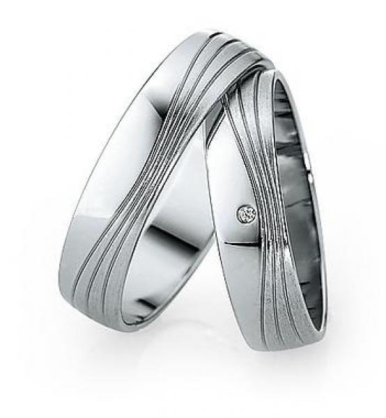 Trauringe Weissgold von Saint Maurice DR 815160 / HR 815170