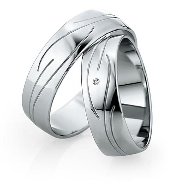 Trauringe Weissgold von Saint Maurice DR 815320 / HR 815330