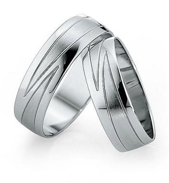 Trauringe Weissgold von Saint Maurice DR 815340 / HR 815350