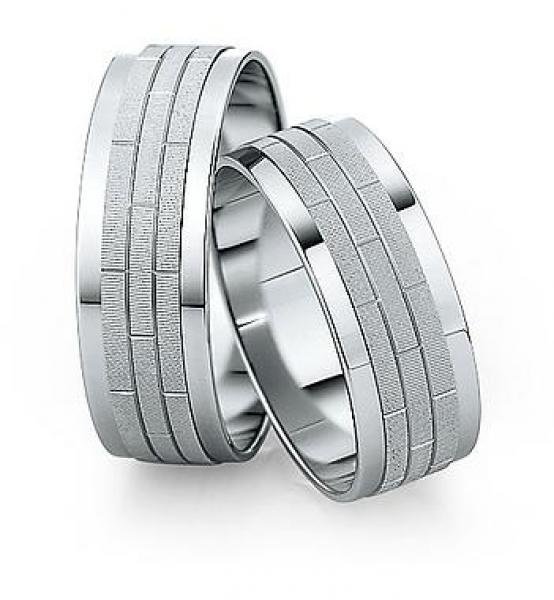 Trauringe Weissgold von Saint Maurice DR 815380 / HR 815390