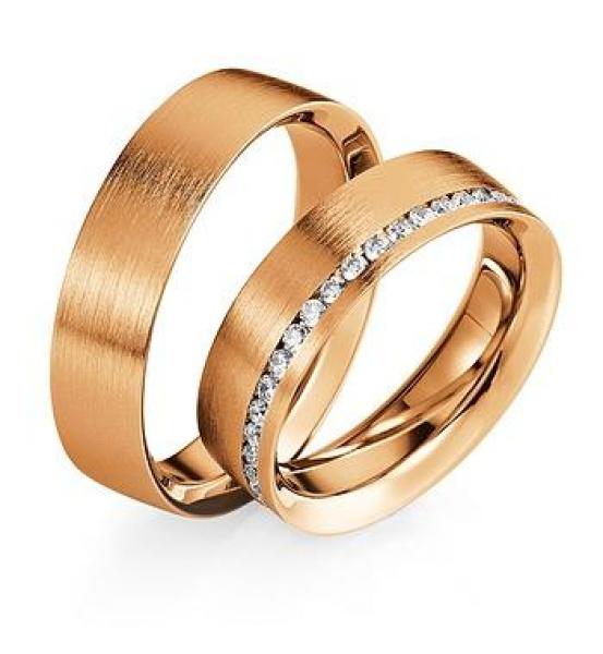 Trauringe Weissgold von Saint Maurice DR 816560 / HR 816570