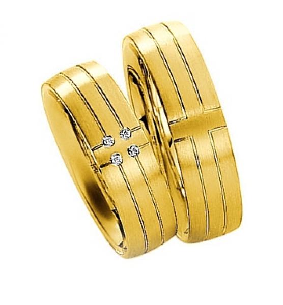 Trauringe Weissgold von Saint Maurice 820000 + 820010