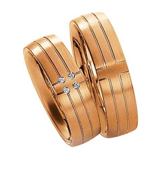 Trauringe Weissgold von Saint Maurice 820000 + 820010