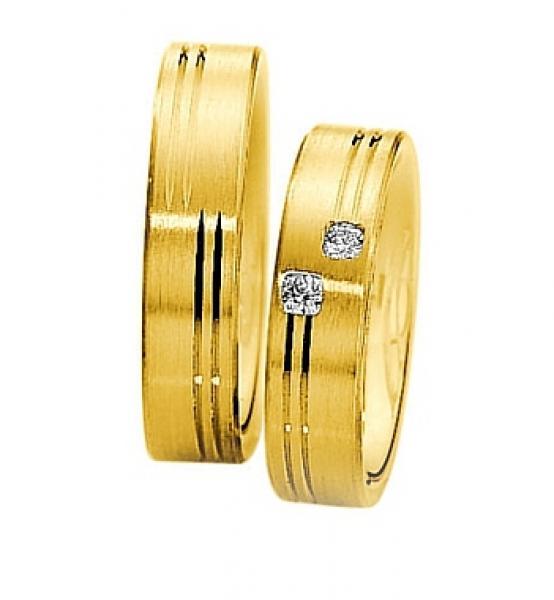 Trauringe Weissgold von Saint Maurice 820040 + 820050