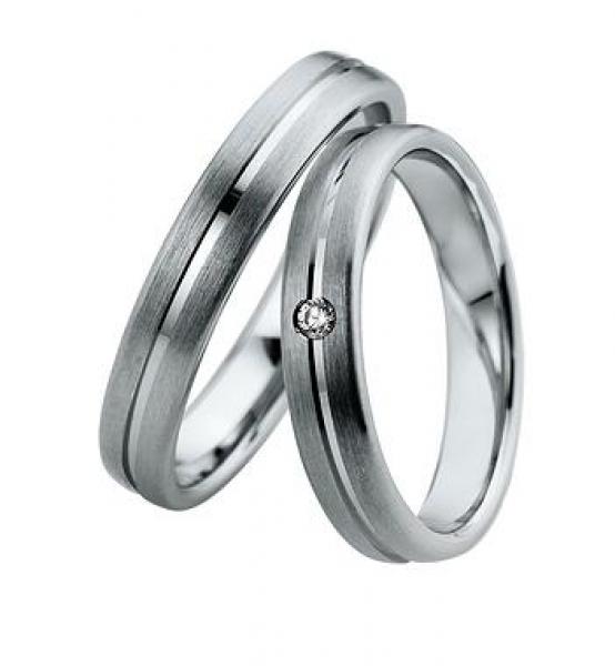 Trauringe Weissgold von Saint Maurice DR 831140 / HR 831150