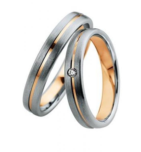 Trauringe Weissgold von Saint Maurice DR 831140 / HR 831150