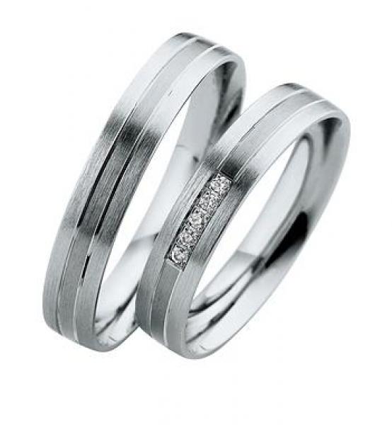 Trauringe Weissgold von Saint Maurice DR 831160 / HR 831170