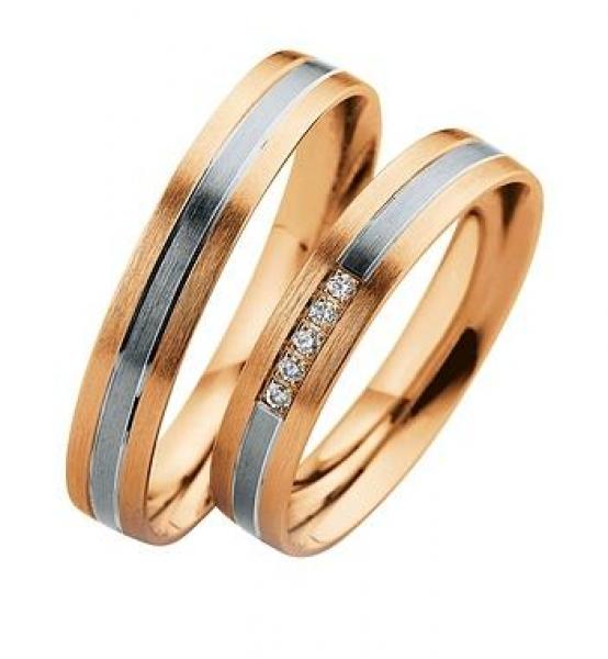 Trauringe Weissgold von Saint Maurice DR 831160 / HR 831170