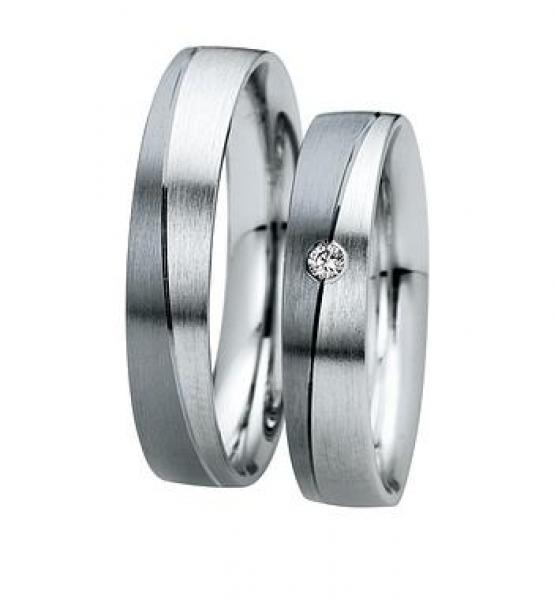 Trauringe Weissgold von Saint Maurice DR 831240 / HR 831250